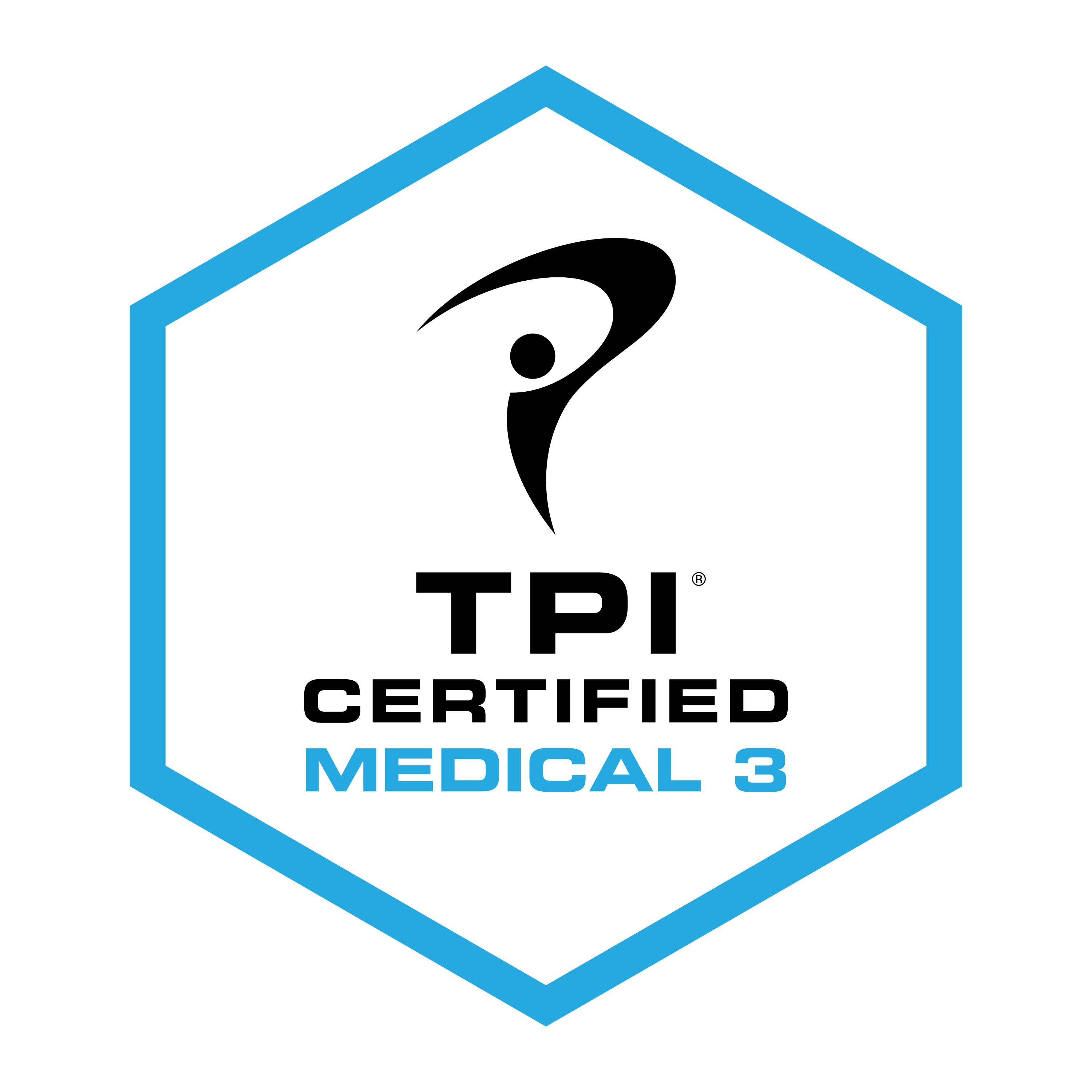 TPI Certified Medical 3 badge